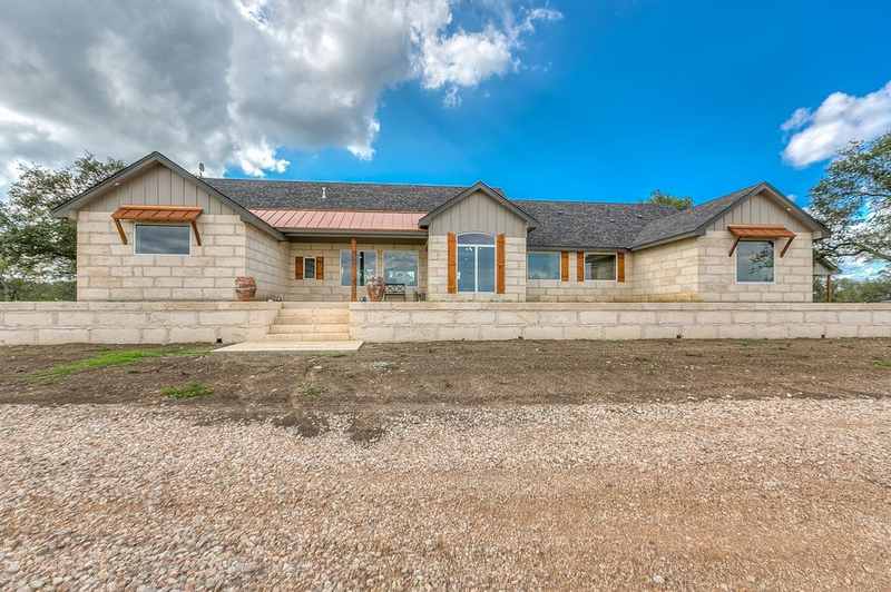 Custom stone home